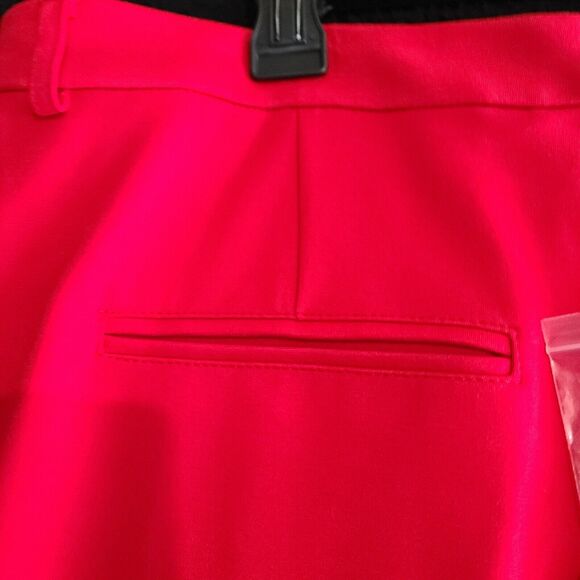 Ruby Rd Womens Stretch Pants Red Size 16 Zip Double Clasp Closure Pockets NWT - Picture 11 of 12